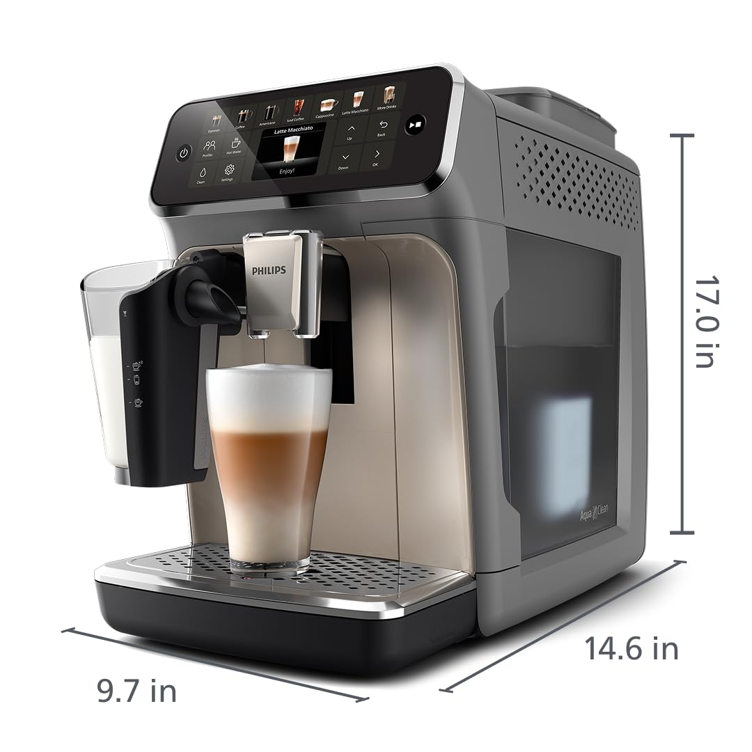 PHILIPS 4400 Series Fully Automatic Espresso Machine (Philips 4400 Series Fully Automatic Espresso Machine / Cashmere Grey)