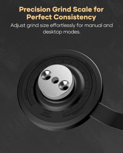 ESSENCE DUO B38 Ultra Electric Coffee Grinder (Obsidian Black)