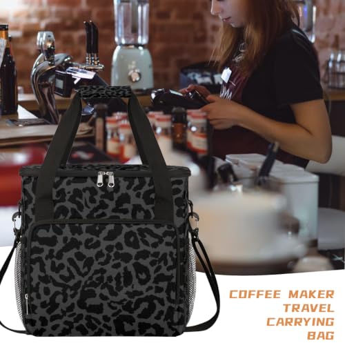 Leopard Print Coffee Maker Carring Bag with Keurigs K (C 002)