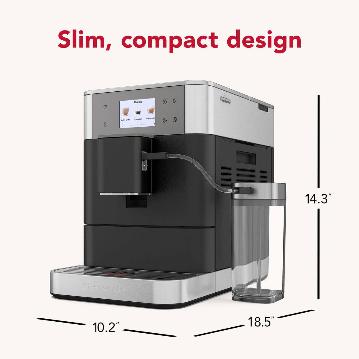 Fully Automatic Espresso Machine KF7 (Cast Iron Black)