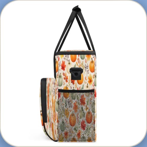 Maker Carring Bag Fall Leaf Coffee Travel Carrying Storage Tote Bag (Print 16)