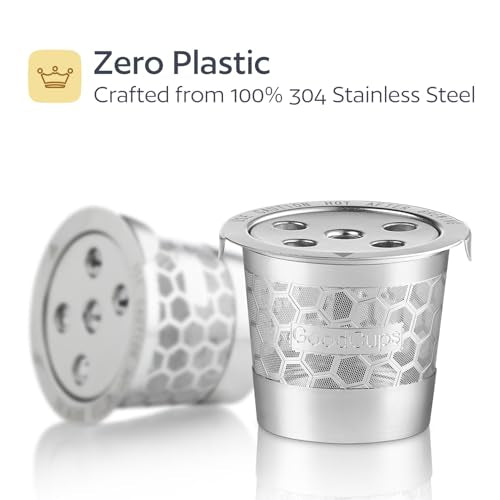 2 Stainless Steel Reusable K Cups for Keurig K Supreme