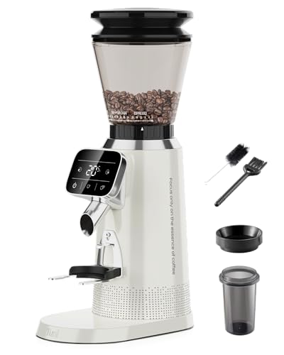 G2 Conical Burr Coffee Grinder with 70 Grind Settings (Ivory)