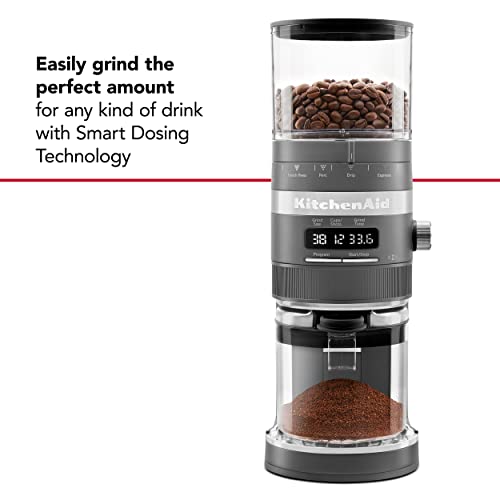 Burr Coffee Grinder (Charcoal Grey / 10 Ounce)