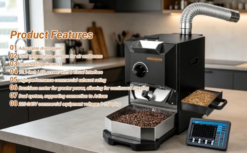 1kg Commercial Electric Coffee Roaster Machine (1kg)