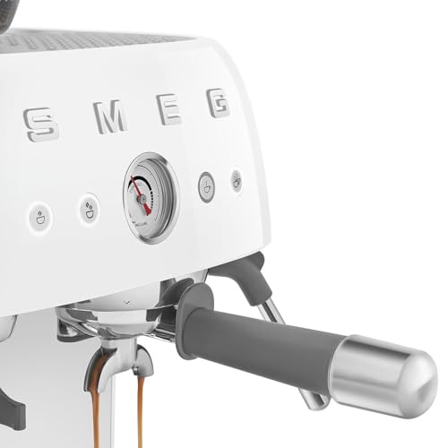EGF03 Semi Automatic Espresso Machine with Built (8.8 oz / White)