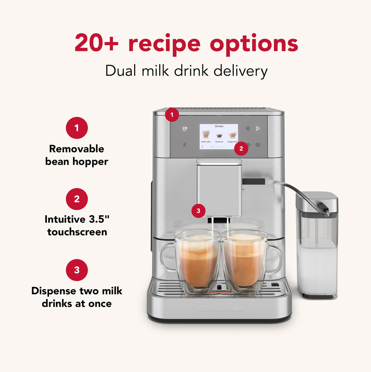 Fully Automatic Espresso Machine KF7 (Stainless Steel)