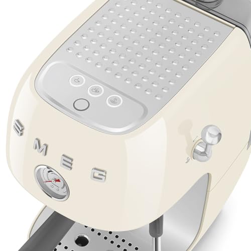 ECF03 Made in Italy Retro Espresso Machine with Cold Brew (Standard / Cream)
