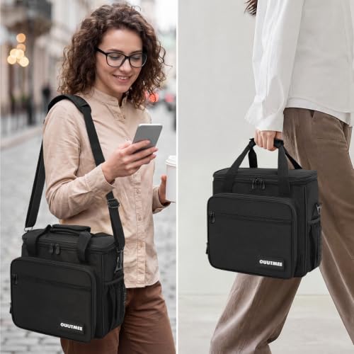 Coffee Maker Carrying Bag Compatible with Keurig K (Black / For K-mini Mate)