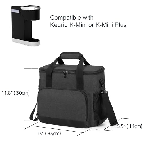 Coffee Maker Bag Compatible with Keurig K (Black)