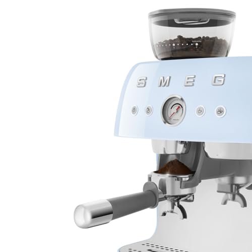 EGF03 Semi Automatic Espresso Machine with Built (8.8 oz / Pastel Blue)