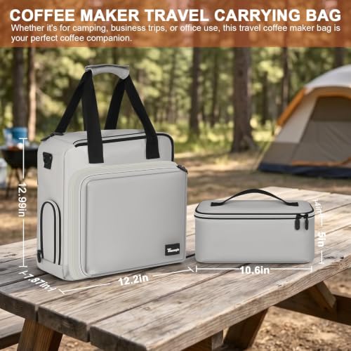 Coffee Maker Travel Bag for Keurig K (Silver)
