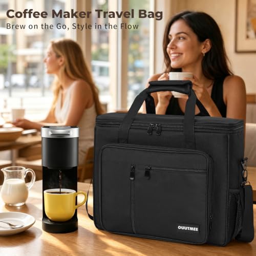 Coffee Maker Carrying Bag for Keurig K (Black / For K-slim/K-express/K-iced)