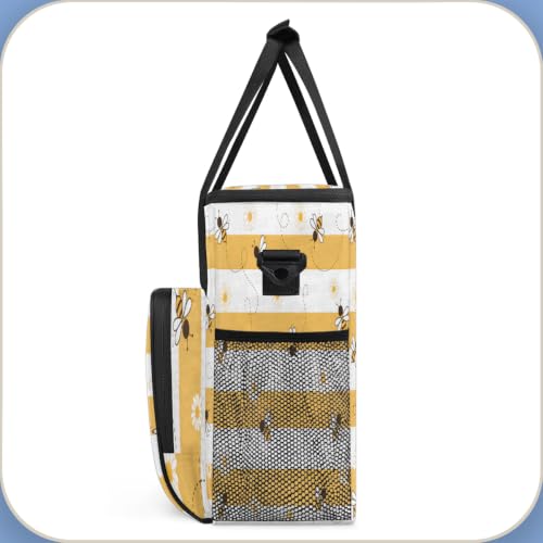 Maker Carring Bag Bee Cute Coffee Travel Carrying Storage Tote Bag (Print 9)