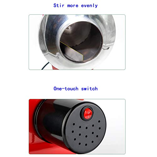 Coffee Roaster Machine Home Use Hot Air Coffee Bean Roaster Electric Nuts Bean Baking Machine Household Grain Drying Roasting Machine Drum Type Gas Stove Heating (110v)