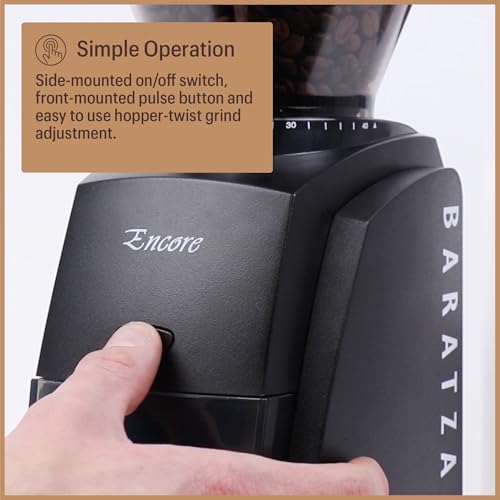 Encore Coffee Grinder ZCG485BLK (Black / 4.7 x 6.3 x 13.8 inches (Pack of 1))