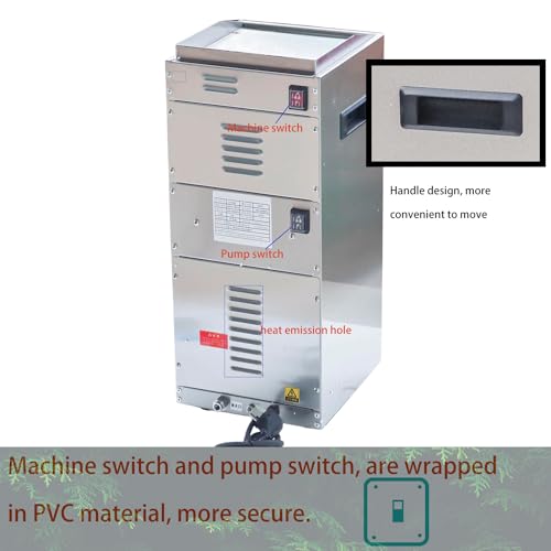 220V Commercial Milk Frother 12L Steam Milk Frothing Machine Water Boiler Multi