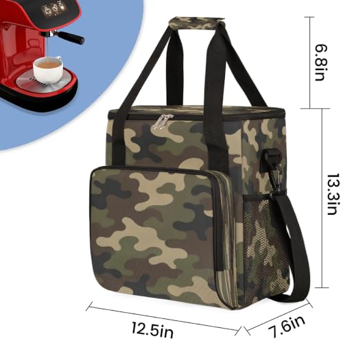Maker Carring Bag Camo Coffee Travel Carrying Storage Tote Bag (Print 23)