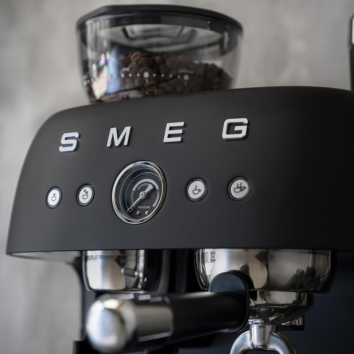 Semi Automatic Espresso Machine (8.8 oz / Matte Black)