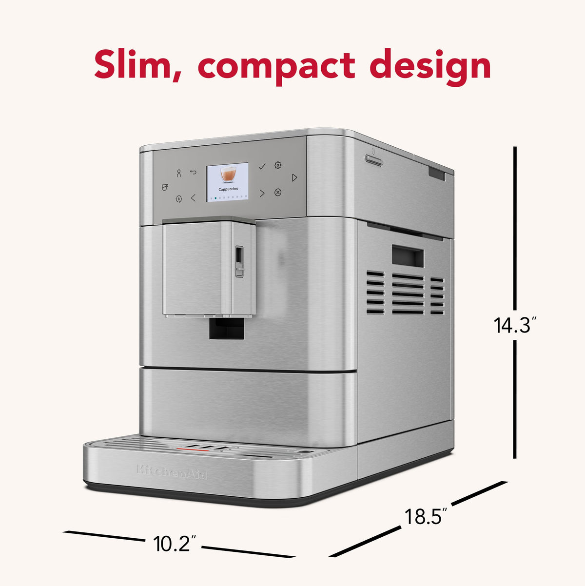 Fully Automatic Espresso Machine KF6 (Stainless Steel / 2.2L)