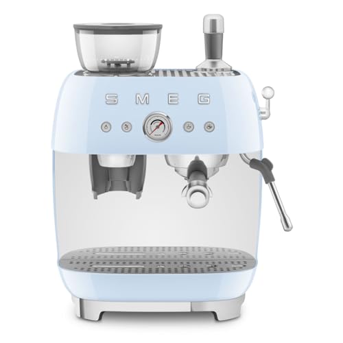 EGF03 Semi Automatic Espresso Machine with Built (8.8 oz / Pastel Blue)