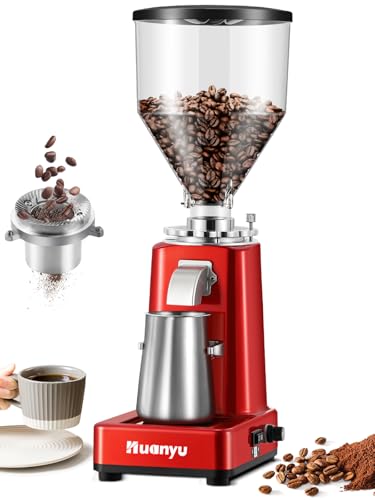 60mm Flat Burr Coffee Grinder (019 Red)