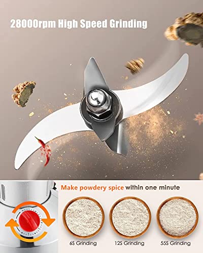 Safety Upgraded Electric Grain Grinder Mill High (700g Hand-held Type)
