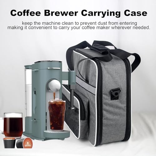 Coffee Maker Travel Bag for Ninja Single Serve Coffee Maker PB051 (Gray)