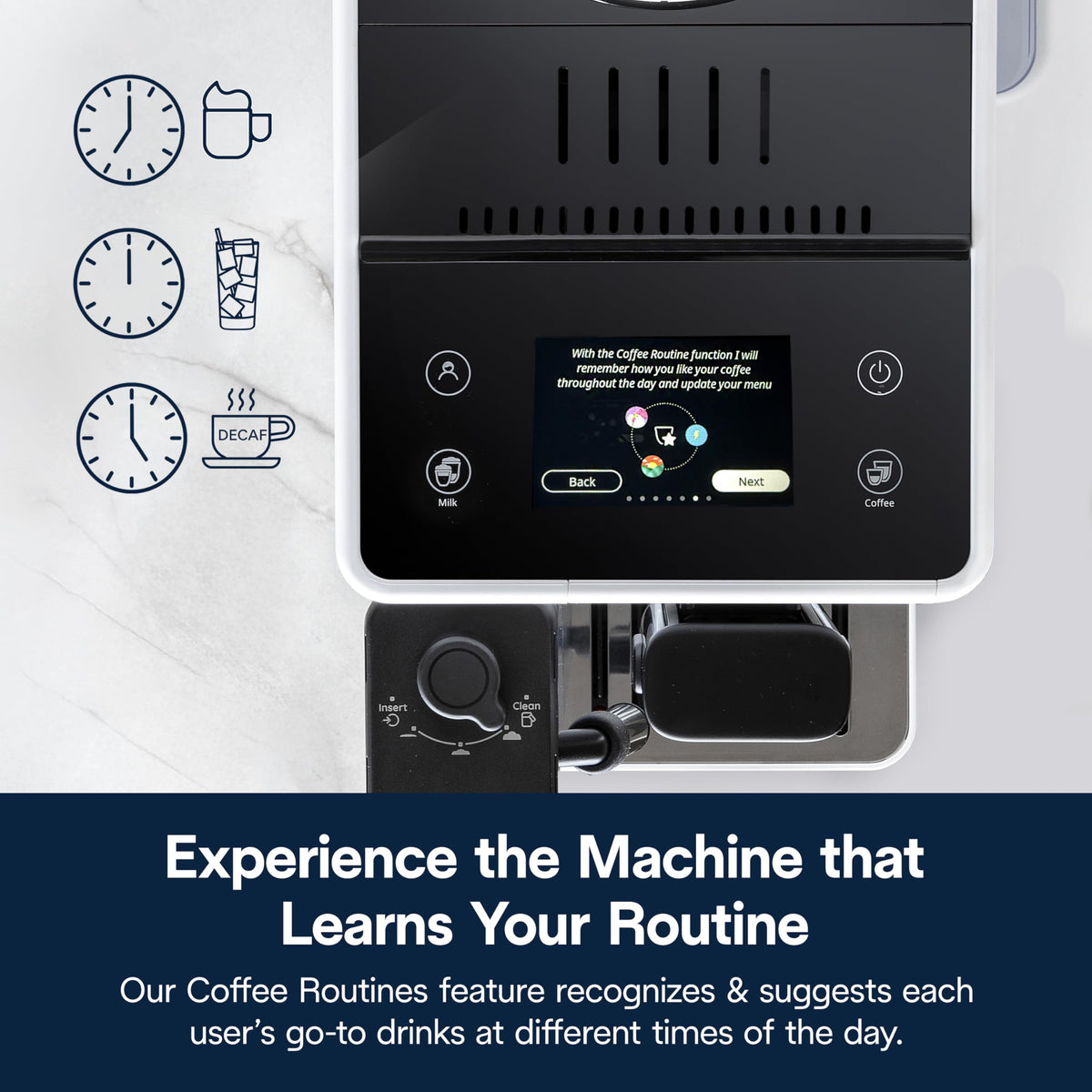 Rivelia Automatic Espresso Machine (White)