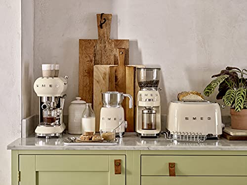 50's Retro Style Aesthetic Coffee Grinder (Cream)