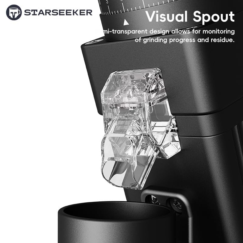 E55 Pro Single Dose Electric Coffee Grinder (Black)