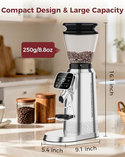 G2 Conical Burr Coffee Grinder (Silver)