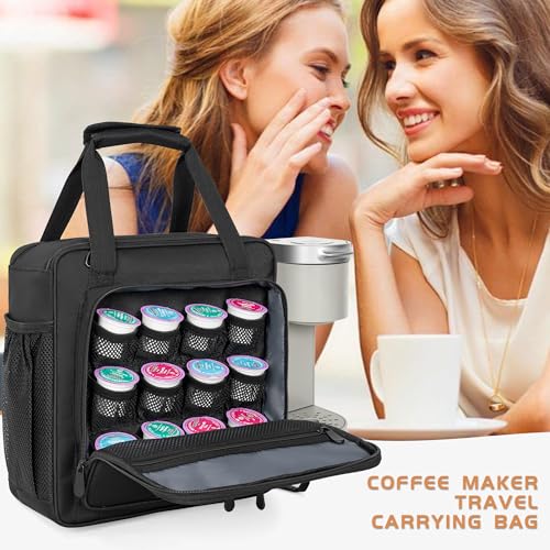 Coffee Maker Carrying Bag for Keurig K (Black / For K-mini/K-mini Plus)