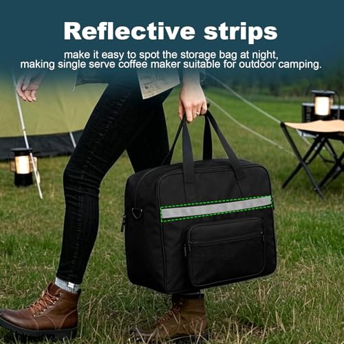 Coffee Maker Travel Bag for Ninja Single Serve Coffee Maker PB051 (Black)