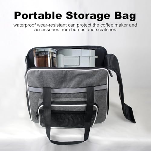 Coffee Maker Travel Bag for Ninja Single Serve Coffee Maker PB051 (Gray)