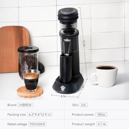 G5 Electric Burr Coffee Grinder (Black)