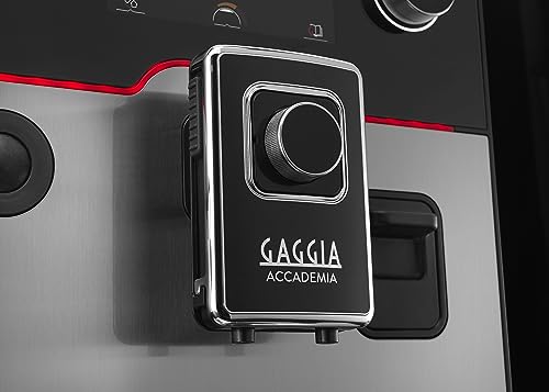 Accademia Luxury Italian Fully Automatic Espresso Machine with 19 Customized drink settings (Large / Brushed Stainless Steel)
