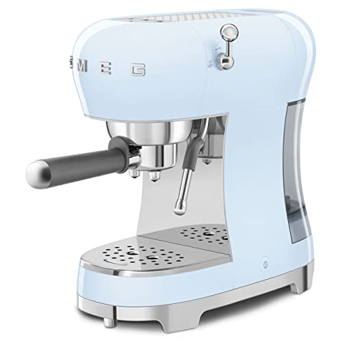 Manual Espresso Machine with Steam Wand (13" / Pastel Blue)