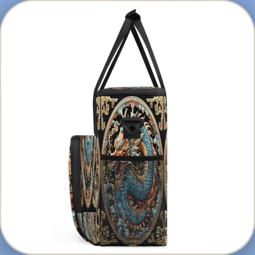 Maker Carring Bag Dragon Coffee Travel Carrying Storage Tote Bag (Print 1)