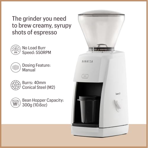 Encore ESP Coffee Grinder ZCG495WHT (14.5cm x 14.5cm x 33.5cm / White)