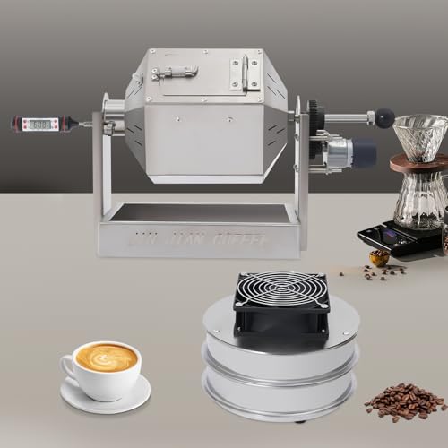 Stainless Steel Coffee Bean Roaster with Cooler