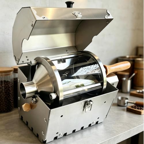 gas roaster Coffee Roaster Optionally a dedicated electric heater to make up an electric coffee roaster Furnace Coffee Beans Maker Roaster for Home Use