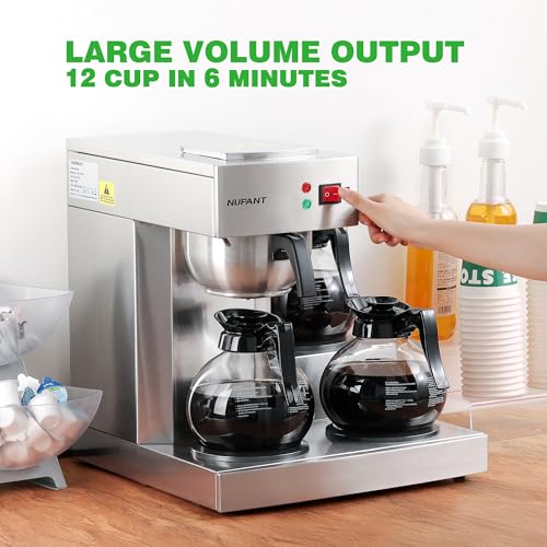 12 Cup Commercial Coffee Maker (3*12 Cup)