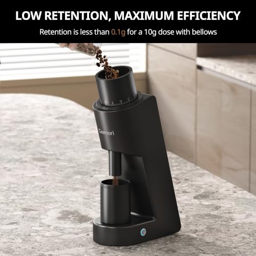 Geimori GU38 Coffee Grinder for Espresso&Drip (Black)