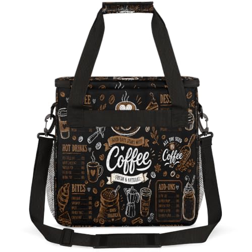 Maker Carring Bag Coffee Coffee Travel Carrying Storage Tote Bag (Print 8)