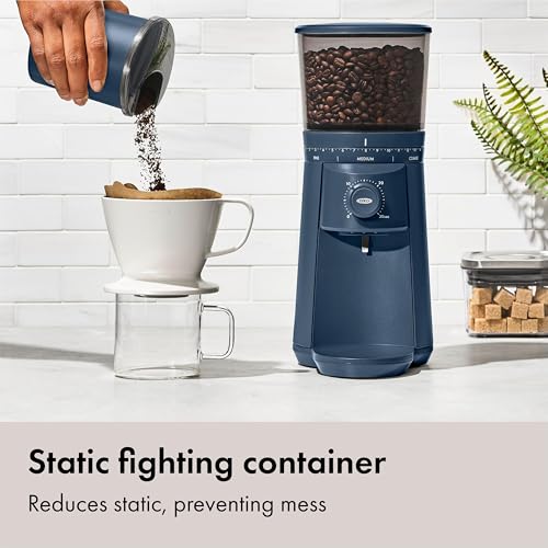 Brew Conical Burr Electric Coffee Bean Grinder (Storm Blue)