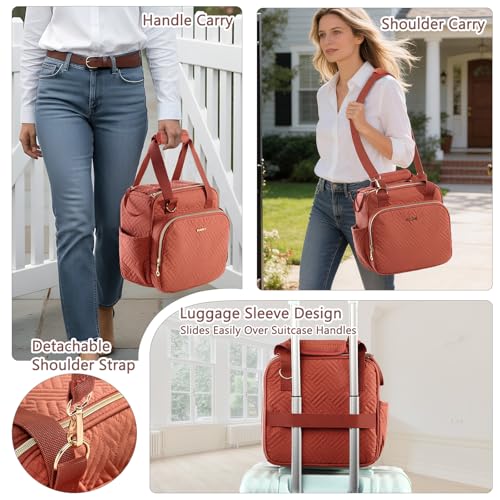 Coffee Maker Travel Bag Compatible with Keurig K (Red Rocks / Fit K-Mini Mate)