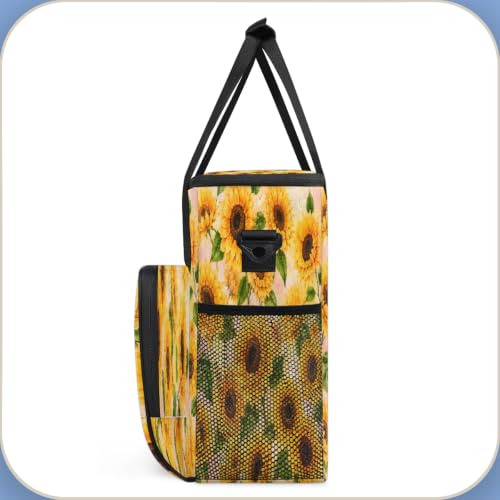 Maker Carring Bag Sunflower Coffee Travel Carrying Storage Tote Bag (Print 17)