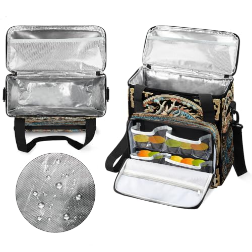 Maker Carring Bag Dragon Coffee Travel Carrying Storage Tote Bag (Print 1)