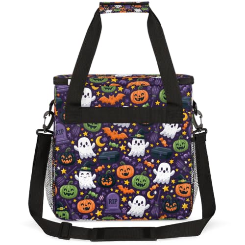 Maker Carring Bag Halloween Coffee Travel Carrying Storage Tote Bag (Print 14)